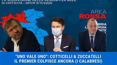 Cotticelli E Zuccatelli Il Governo Vs Calabria Youtube