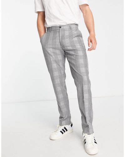 Gray French Connection Pants Slacks And Chinos For Men Lyst