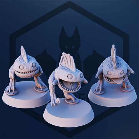 3D Printable Fwog Squad by Tidrewski Kolbehs