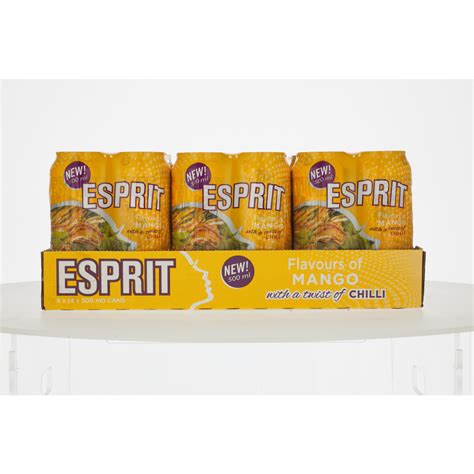 Esprit Mango With A Twist Of Chilli Alcoholic Fruit Beverage 6 X 4 X