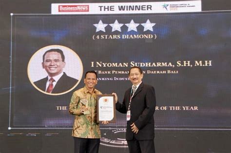 Bank BPD Bali Raih Penghargaan Human Capital Perfomance Awards 2022