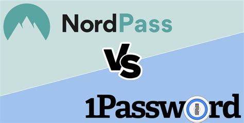 Unlocking Security NordPass Vs 1Password Showdown