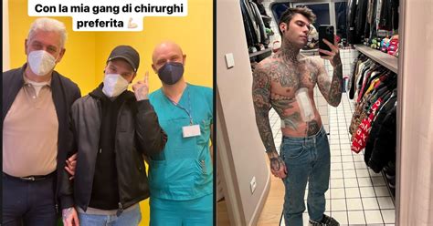 Fedez La Visita Di Controllo A Due Settimane Dall Operazione Al