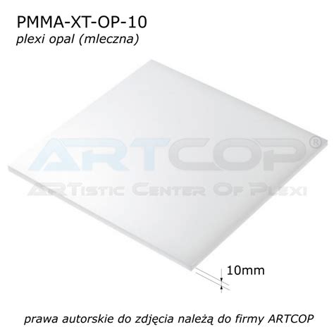 10mm Plexi Opal Mleczna Na Wymiar Detal Artcop