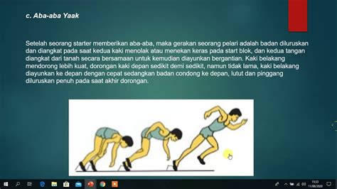 Video Pembelajaran Lari Sprint YouTube