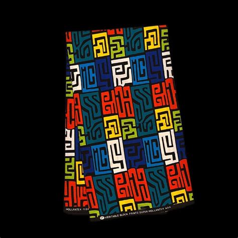 Tribal African Print Fabric Multicolour African Fabric Kitenge Fabric