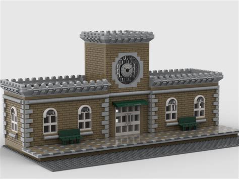 Lego Moc Central Train Station By Steineonkel Rebrickable Build