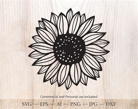 Sunflowers Svg Cricut Svg Cut File Sunflower Silhouette Etsy Australia