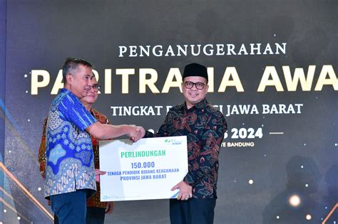 Bey Machmudin Penghargaan PARITRANA AWARD 2024 Jadi Pendorong