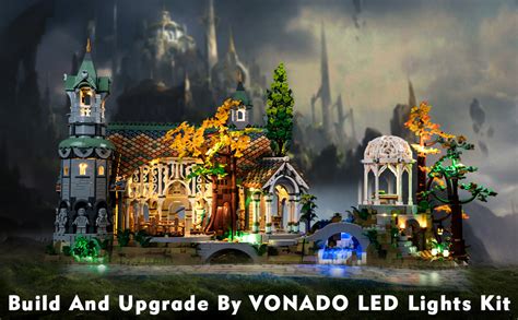 Amazon VONADO LED Lights Kit Compatible With Lego Rivendell DIY