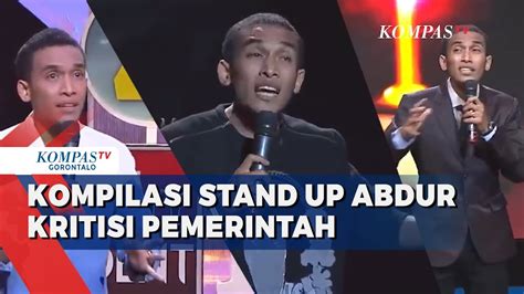 Kompilasi Stand Up Abdur Kritisi Pemerintah Pencuri Berijazah Di