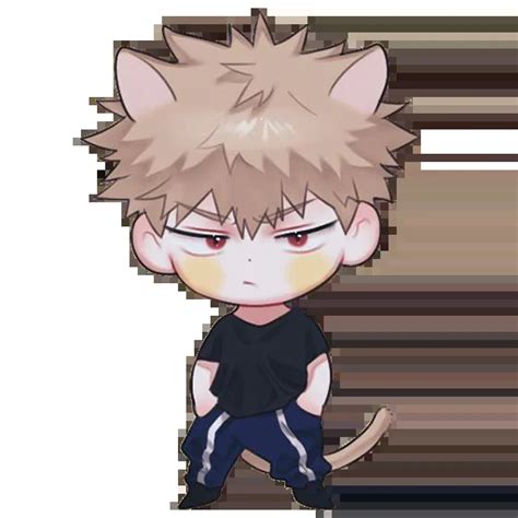 Telegram Sticker From Bakugou Katsuki Pack