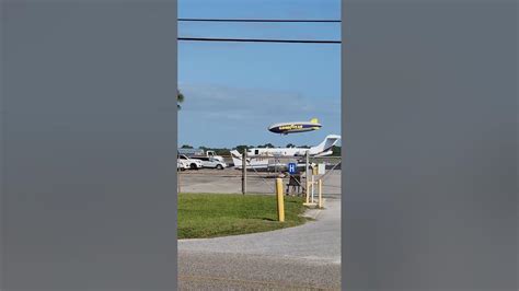 Goodyear Blimp Zeppelin Nt Wingfoot Two Lands At Clearwater St Pete