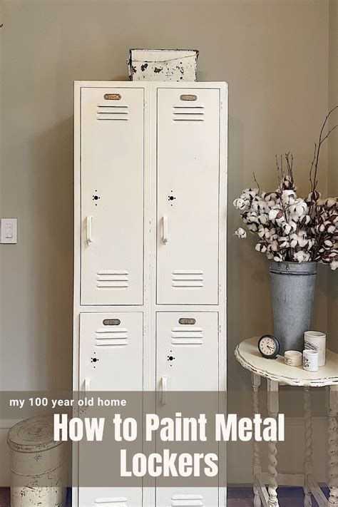 How To Paint Metal School Lockers My 100 Year Old Home