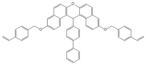 山东星顺新材料有限公司 14 1 1 联苯 4 基 3 11 双 4 乙烯基苯基 甲氧基 14H 二苯并 a j 氧杂蒽