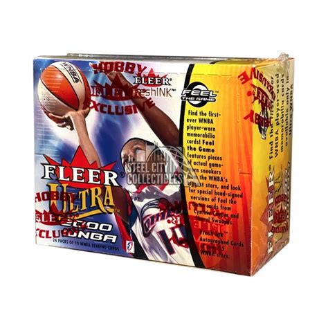 2000 Fleer Ultra WNBA Basketball Hobby Box Steel City Collectibles