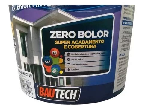 Tinta Acr Lica Bautech Zero Bolor L Antimofo Bautech R Em S O