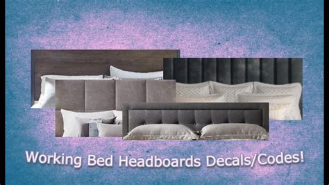 Working Bed Headboard Decals Codes Pt Youtube