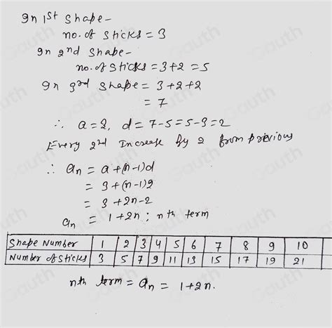 Solved Activity 4 Direction Complete The Table For Each Sequence Of