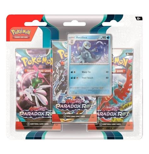 Pokémon Trading Card Game Scarlet And Violet 4 Paradox Rift 3 Pack