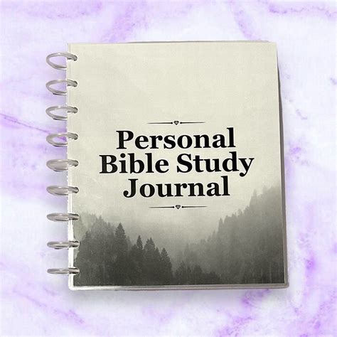 Personal Bible Study Journal | Spiritual Gems Shop