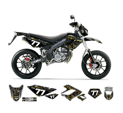 Rockstar Series Graphics Kit For Derbi Senda 50 Drd Racing • Tmx Graphics