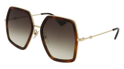 Gucci™ Gg0106s 002 56 Goldhavana Sunglasses