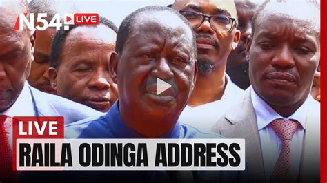 Kenya S Opposition Raila Odinga Addressing The Nation LIVE Limuru 3