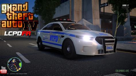 GTA IV LCPDFR 1 0C EPiSODE 102 CITY PATROL NYPD FORD TAURUS