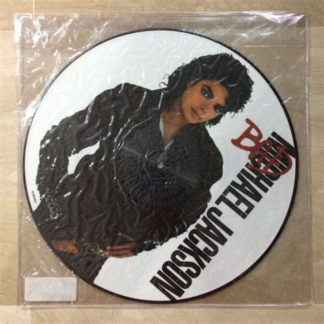 Michael Jackson Bad Picture Disc LP 1987 Front View Michael