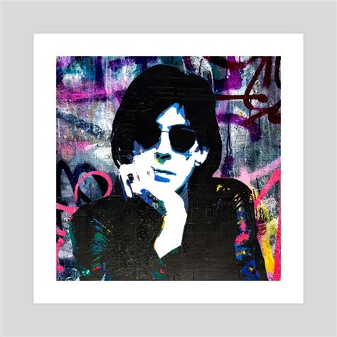 Ric Ocasek Pop Art Painting, an art print by Stephen Chambers - INPRNT