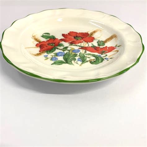 Duchess Fine Bone China Poppies Butter Roundcoaster