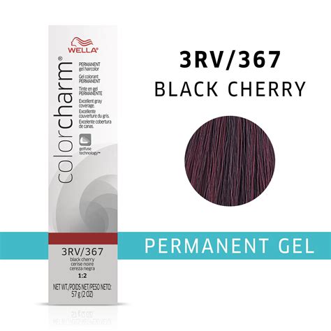 Wella Black Cherry Color Charm Gel Permanent Hair Color