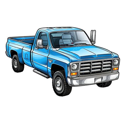 Blue Pickup Truck Illustration Pickup Truck Pickup Truck Png