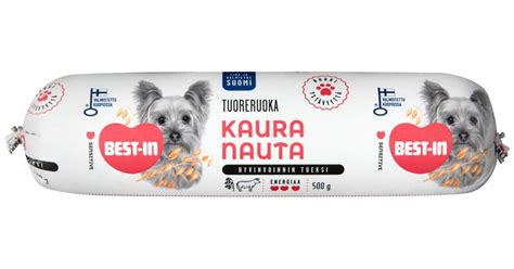 Best In Kaura Nauta Koiran Tuoreruoka 500g S Kaupat Ruoan Verkkokauppa