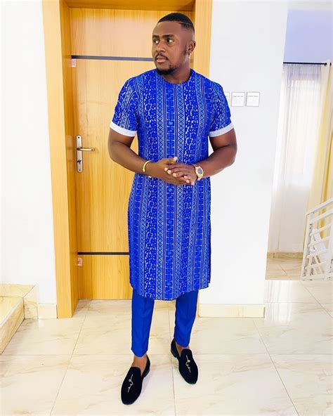 Amazing Blue Native Wears For Guys Nativewear Africanwear