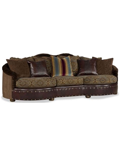 Dark Brown Leather Sofa