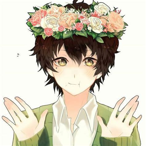 💞Boys with flower crown💞 | Anime Amino