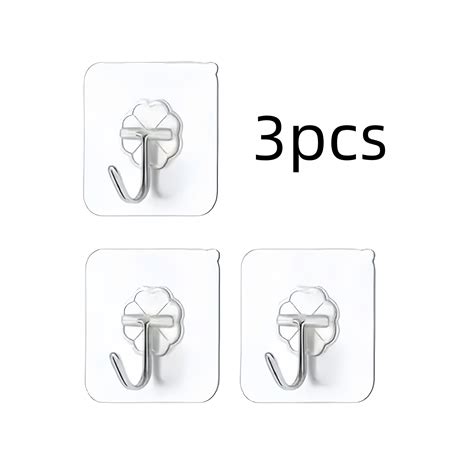 Strong Sticky Hook Self Adhesive Wall Hook Waterproof Temu United Kingdom