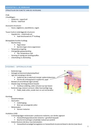 Samenvatting Weefselniveau HOOFDSTUK 4 HET WEEFSELNIVEAU Histologie