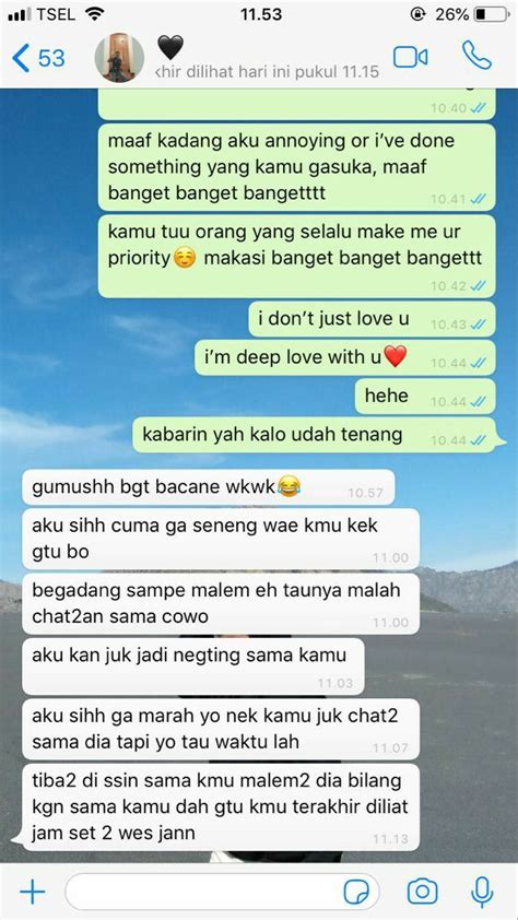 Pin Oleh Its Vii Di Uwu Chat Kata Kata Teks Lucu Teks Romantis