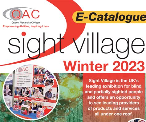 Sight Village E Catalogue Winter 2023 Habilitation VI UK