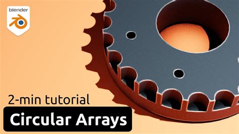 Circular Arrays In Blender Quick Tutorial Youtube