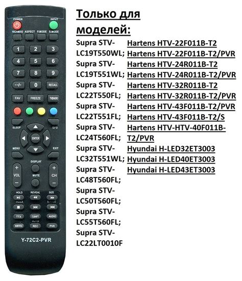 Пульт ДУ Y-72C2-PVR - купить по выгодной цене в интернет-магазине OZON ...