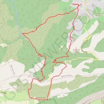 Trace Gps Les Marmites De Nans Les Pins Itin Raire Parcours