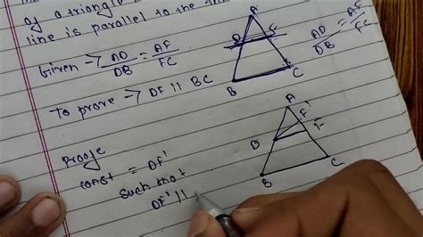 Converse Of BPT Theorem Class 10 Math Chapter 6 Theorem 6 2 YouTube