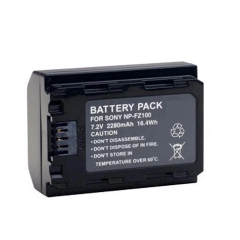 Np Fz Npfz Fz Camera Battery For Sony Alpha A R A R S A S