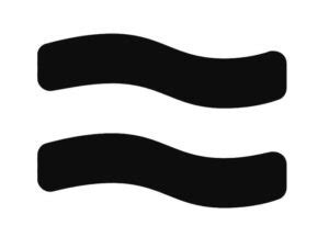 Знак примерно "≈" в картинках и рисунках для детей.