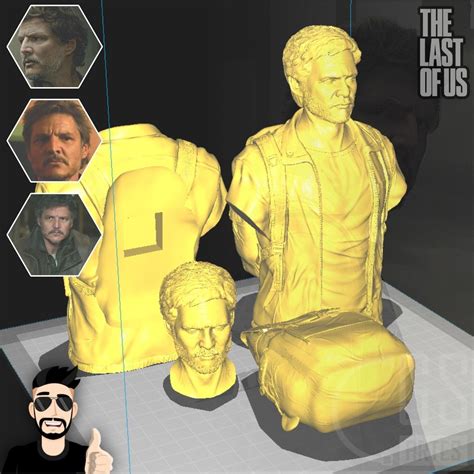 Joel Miller The Last Of Us Pedro Pascal 3d Model 3d Printable Cgtrader