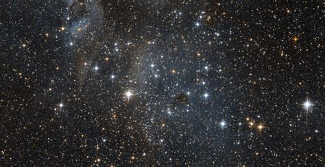 Hubble Spots Two Open Clusters One Is Also An Emission Nebula Space